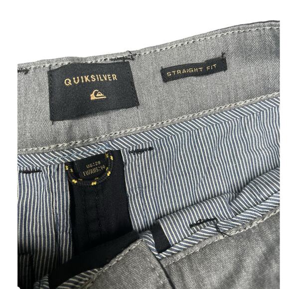 Quiksilver black straight fit chino shorts size 28 - Picture 5 of 5